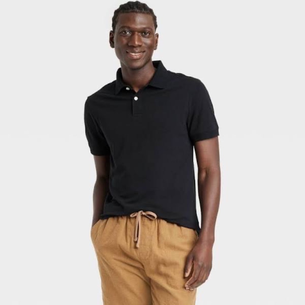 B4B9 Men's Every Wear Loring Polo Shirt - Goodfellow & Co™